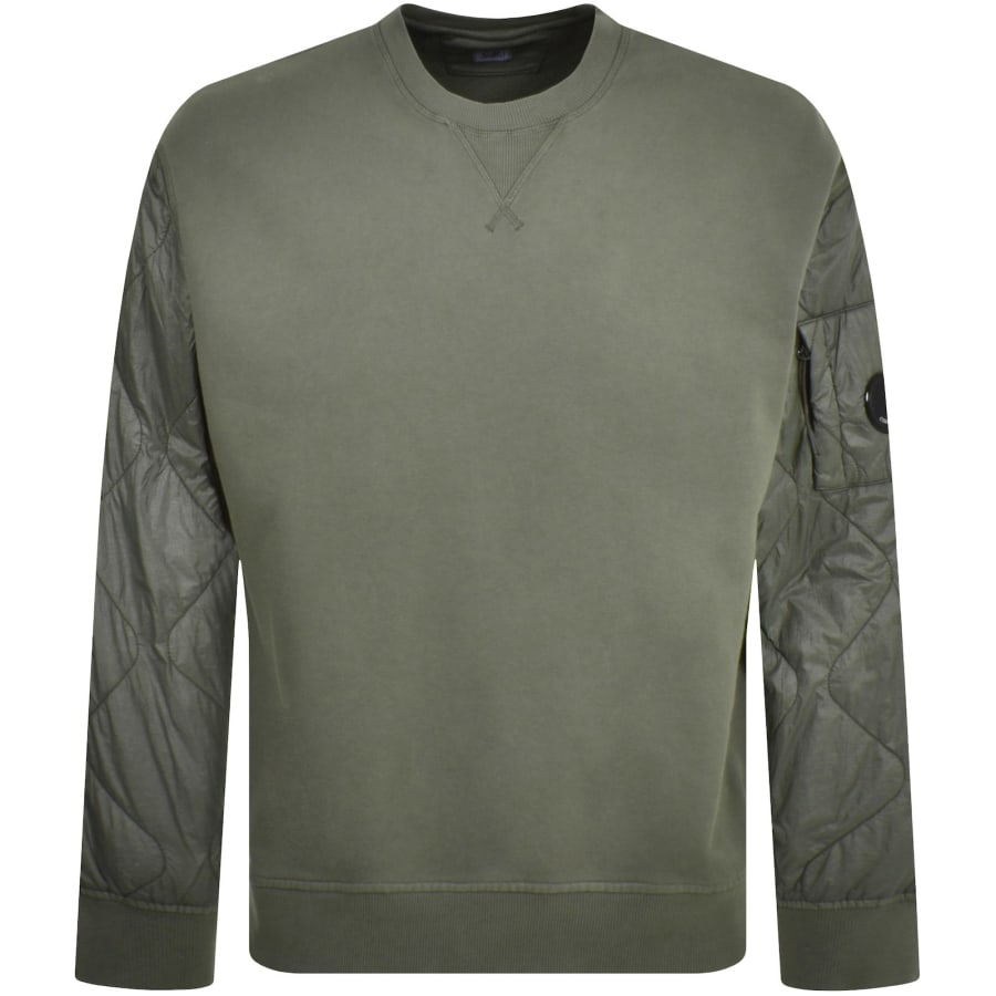 Cp company sweatshirt green outlet
